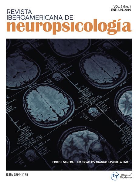 Revista Iberoamericana de Neuropsicología, Vol. 2 No. 1