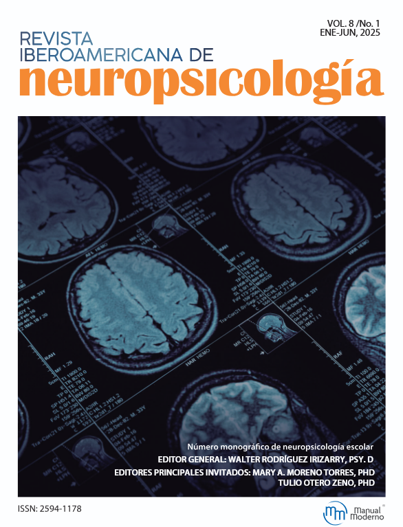 Revista Iberoamericana de Neuropsicología Vol. 8 , No. 1